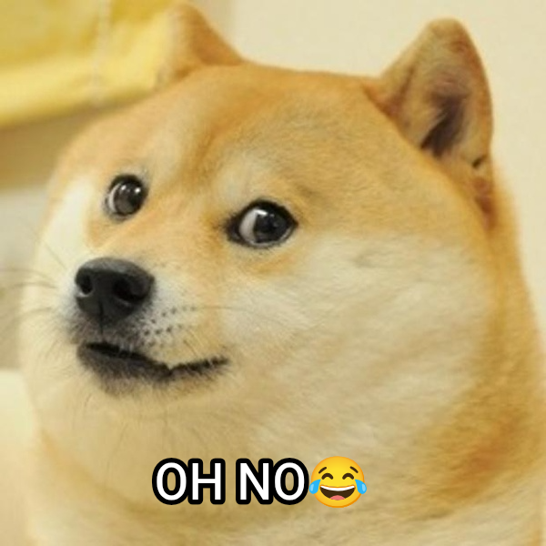 Doge meme — OH NO😂