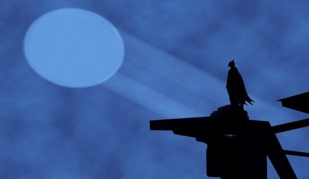 Batman Signal meme template blank