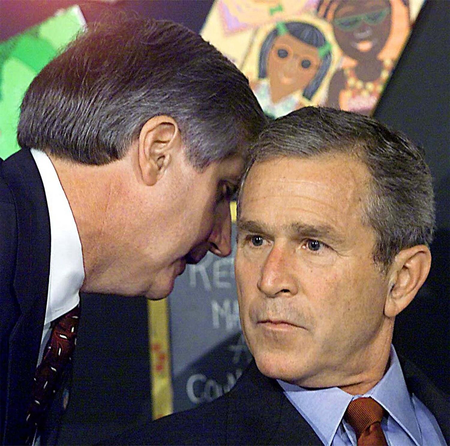 Bush Learning About 911 meme template blank