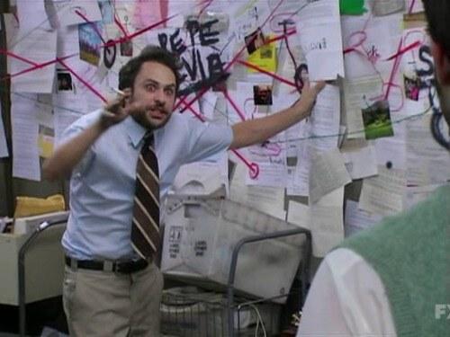Charlie Day Conspiracy meme template blank