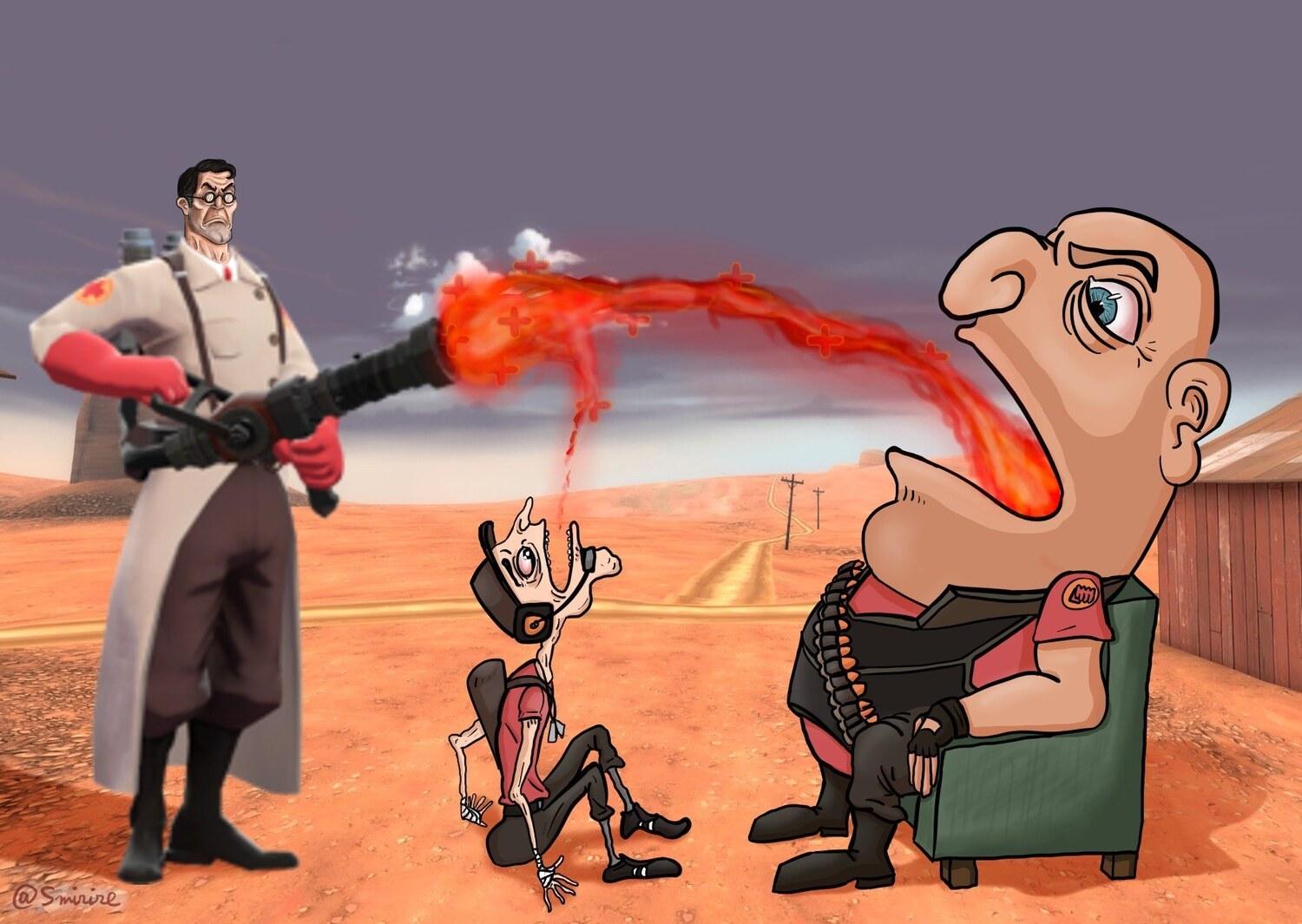Greedy Pipe Man meme template blank