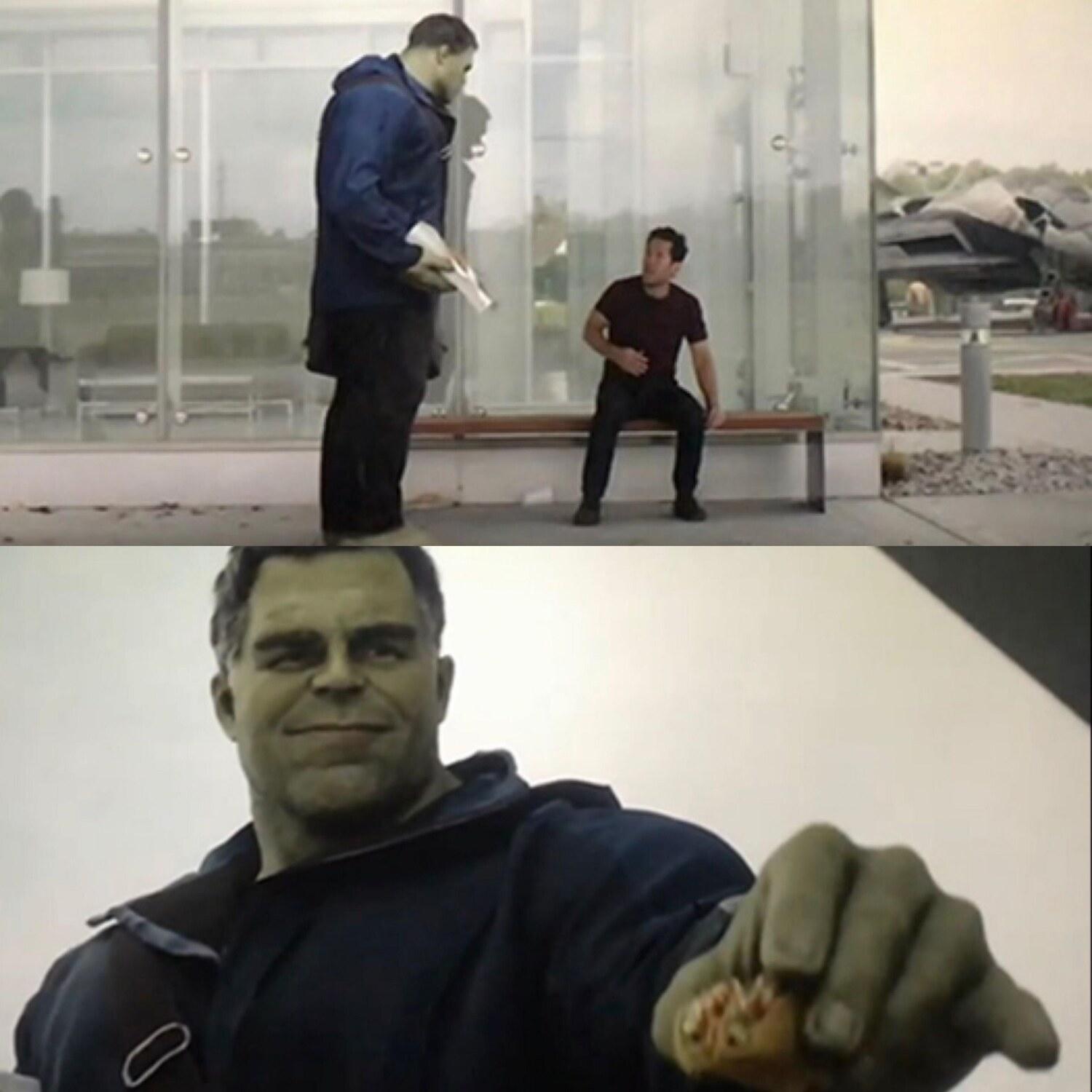 Hulk Taco meme template blank