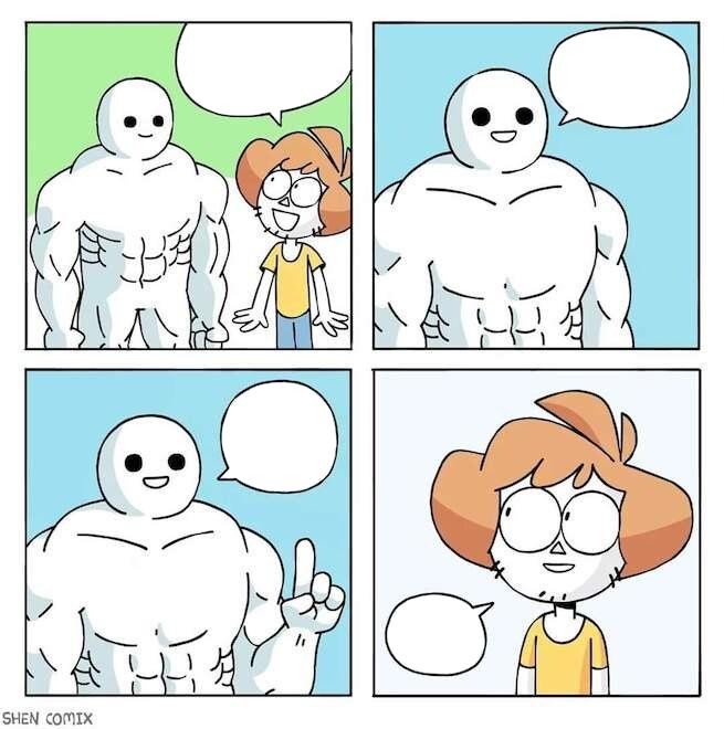 I do ONE Push Up meme template blank