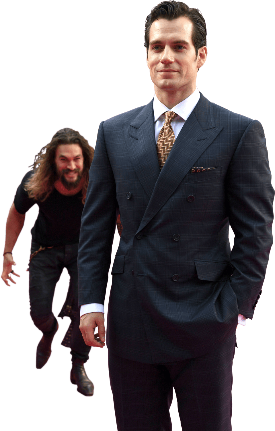 Jason Momoa Henry Cavill Meme meme template blank
