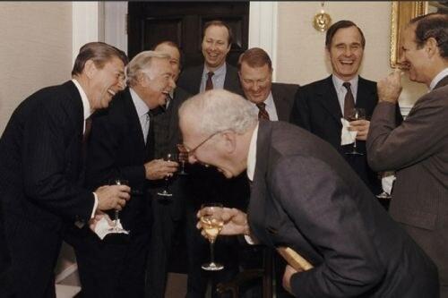 Laughing Men In Suits meme template blank