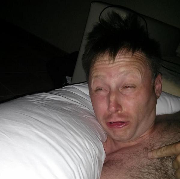 Limmy Waking Up meme template blank
