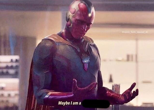 Maybe I Am A meme template blank