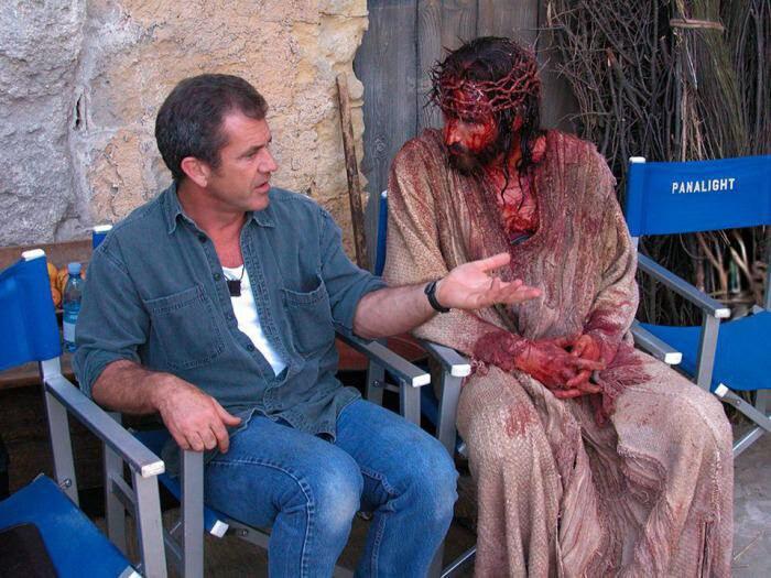Mel Gibson explaining to Jesus meme template blank
