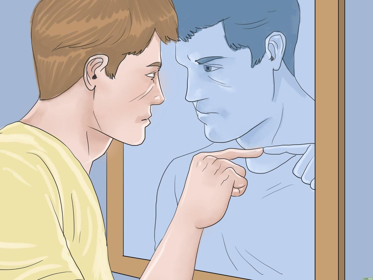 Pointing mirror guy meme template blank