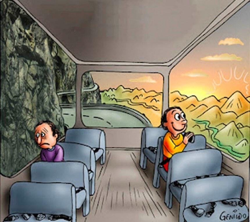 Sad guy Happy guy bus meme template blank