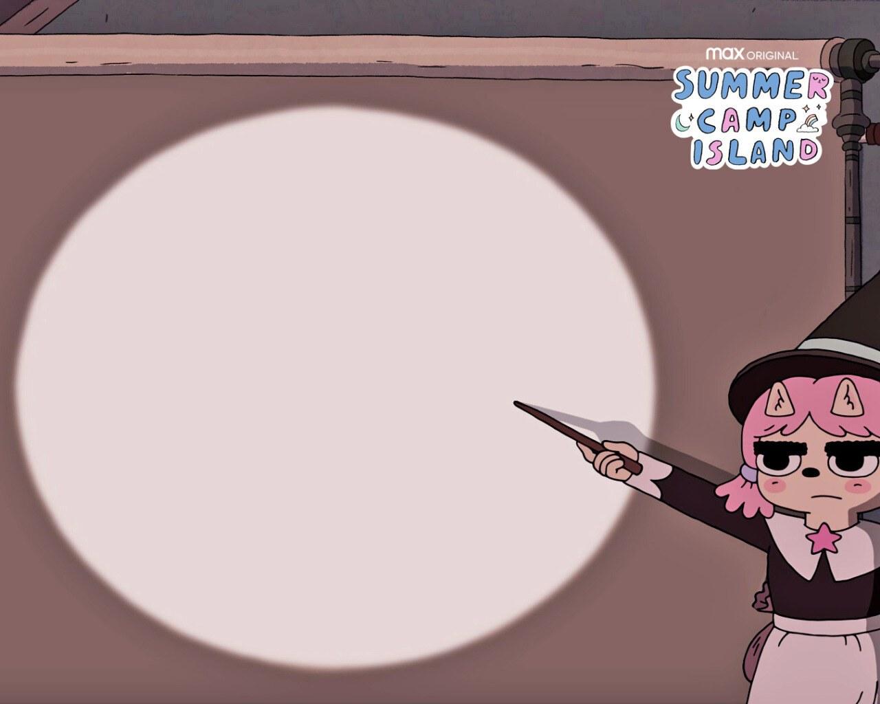 Summer Camp Island Presentation meme template blank