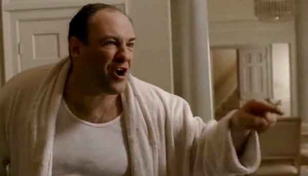 Tony Soprano in this house meme template blank