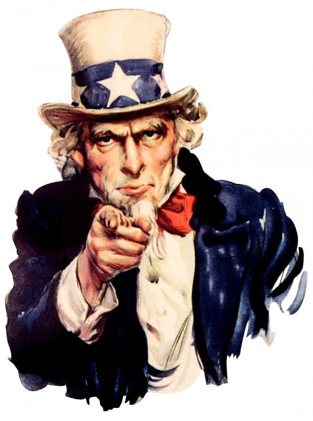 Uncle Sam meme template blank