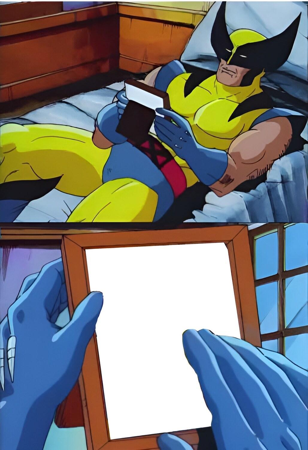Wolverine Remember meme template blank