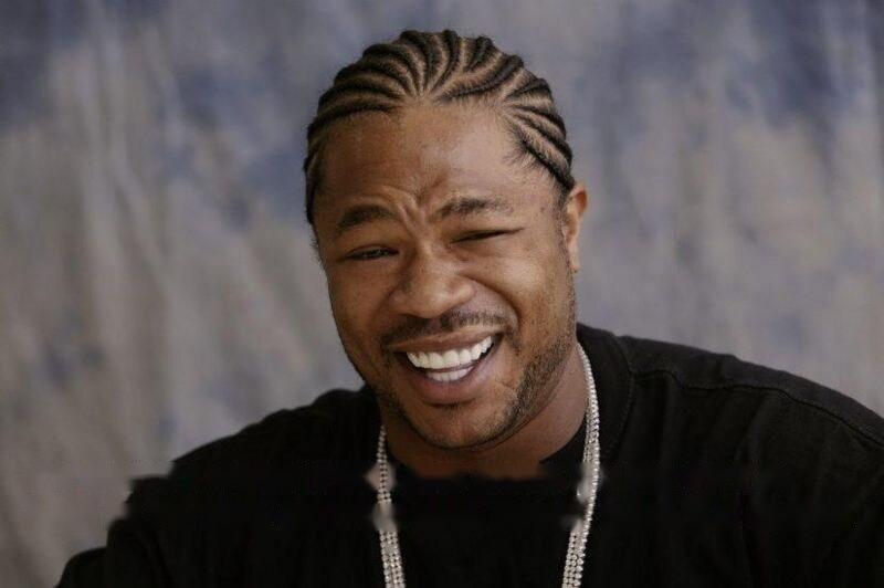 Yo Dawg Heard You meme template blank